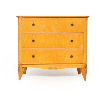 Vintage Chest of Drawers in Karelian Birch