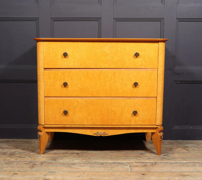 Vintage Chest of Drawers in Karelian Birch room