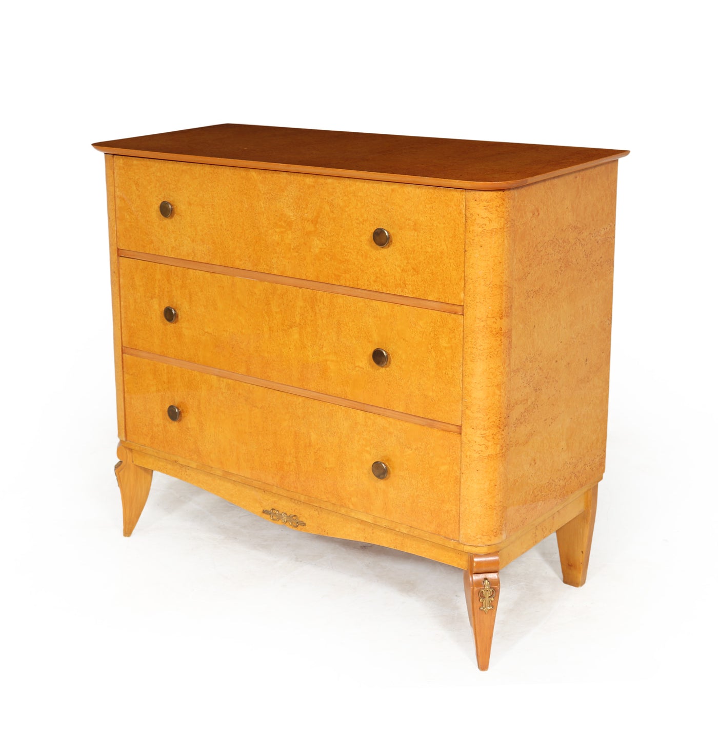 Vintage Chest of Drawers in Karelian Birch side 2