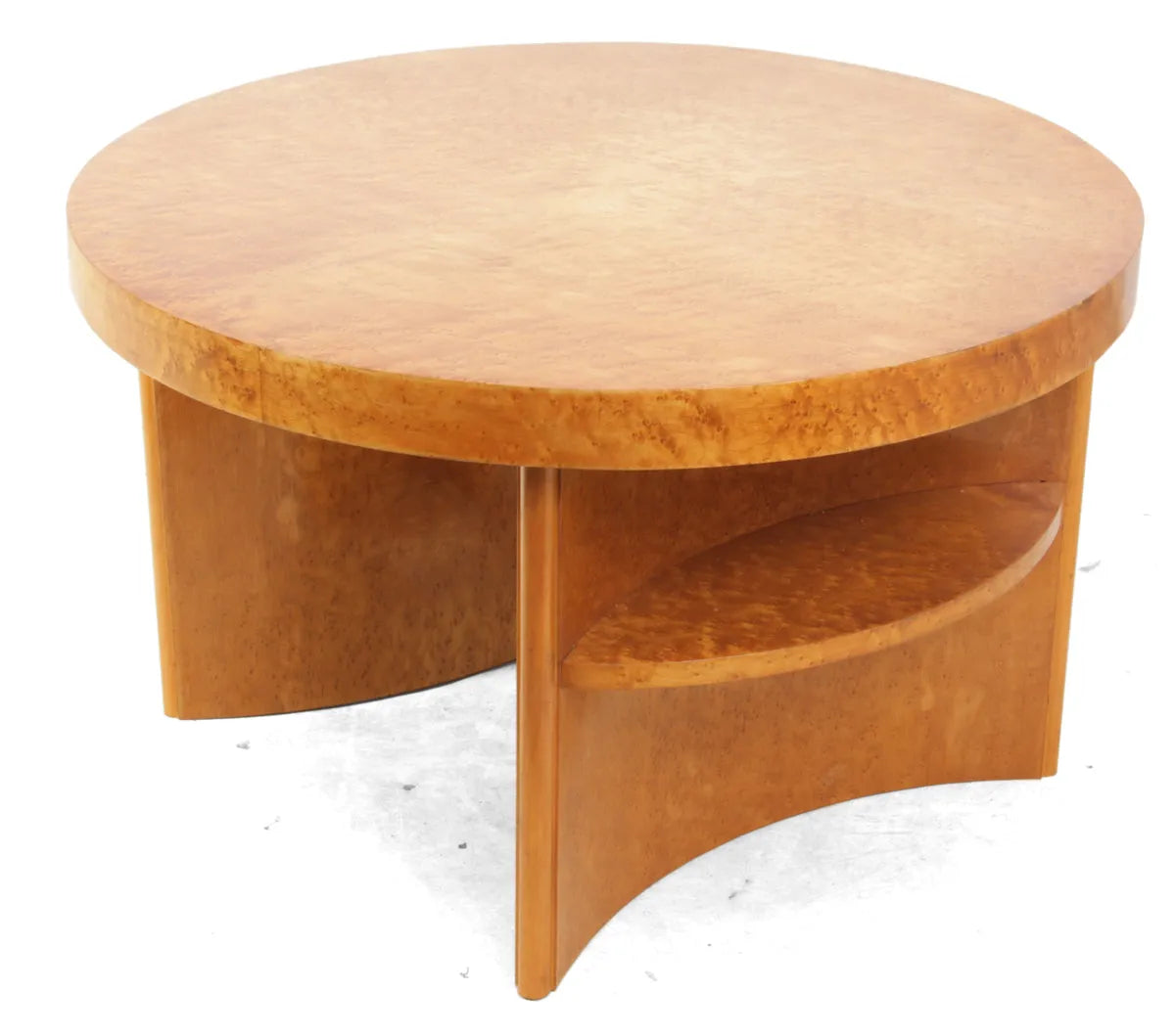 Art Deco birds Eye Maple Coffee Table