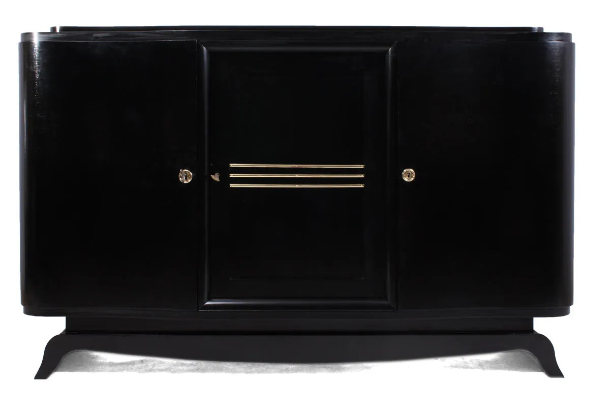 Art Deco Black Sideboard