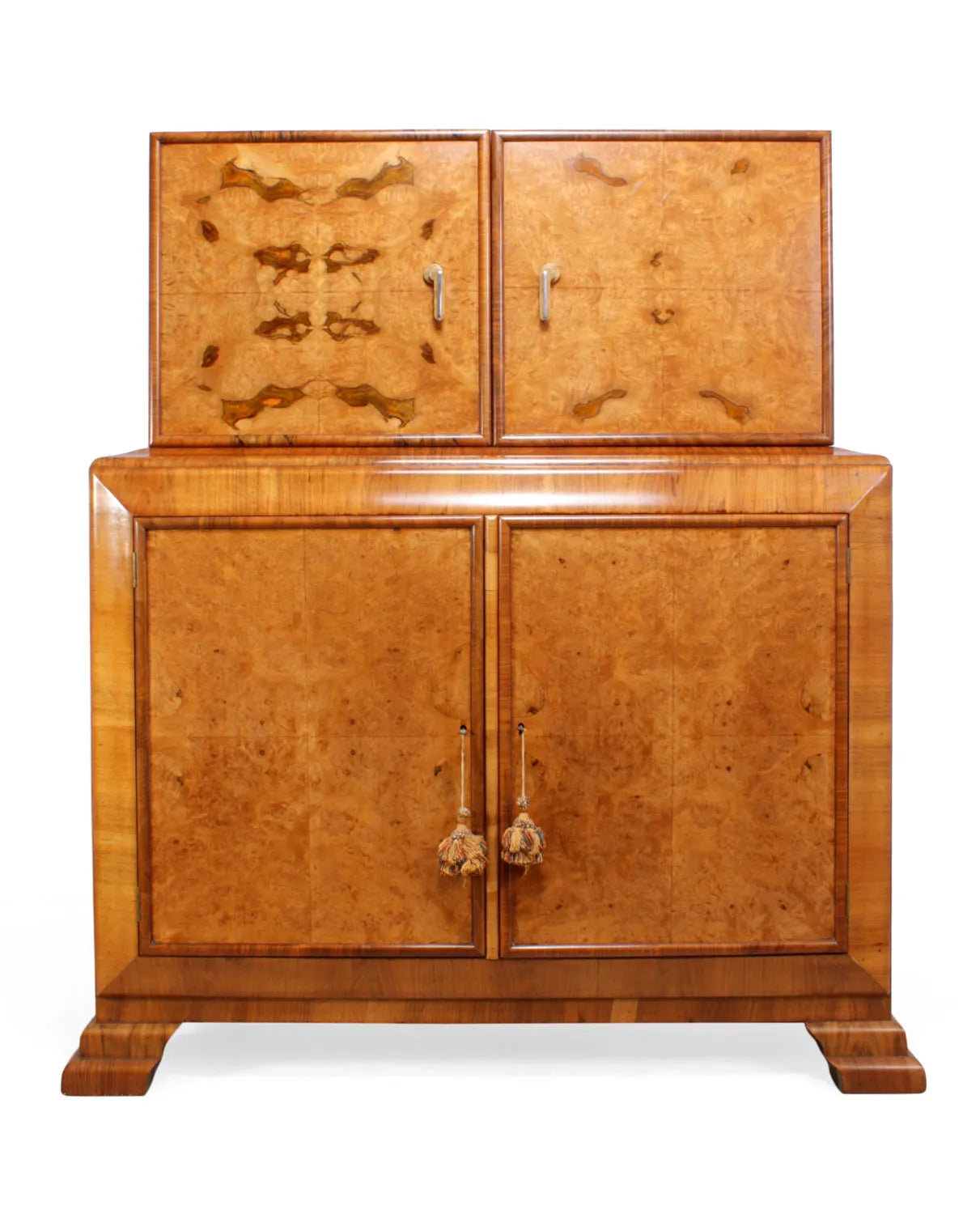 Art Deco Walnut Cocktail Cabinet