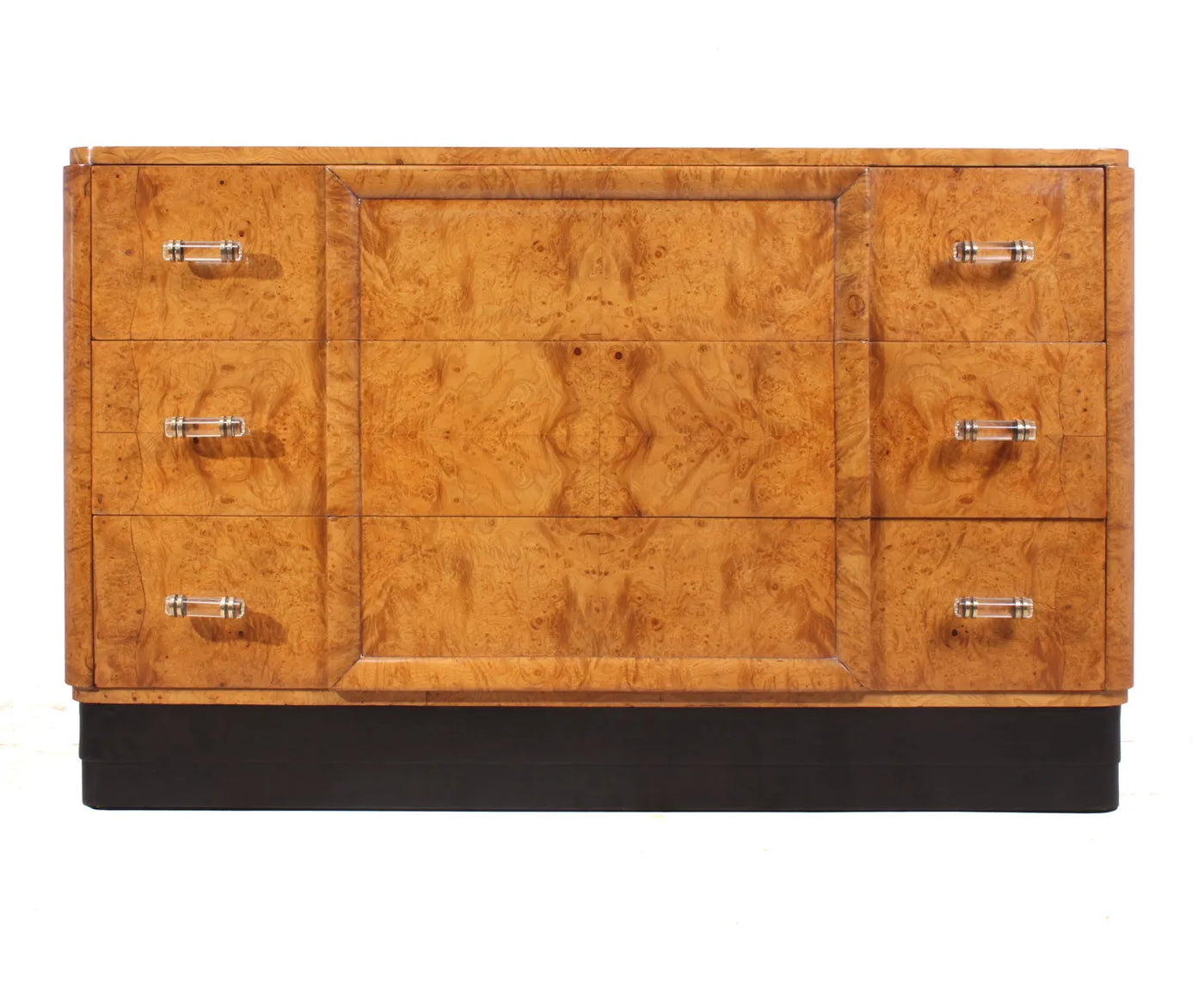 Art Deco Burr Maple Commode c1925