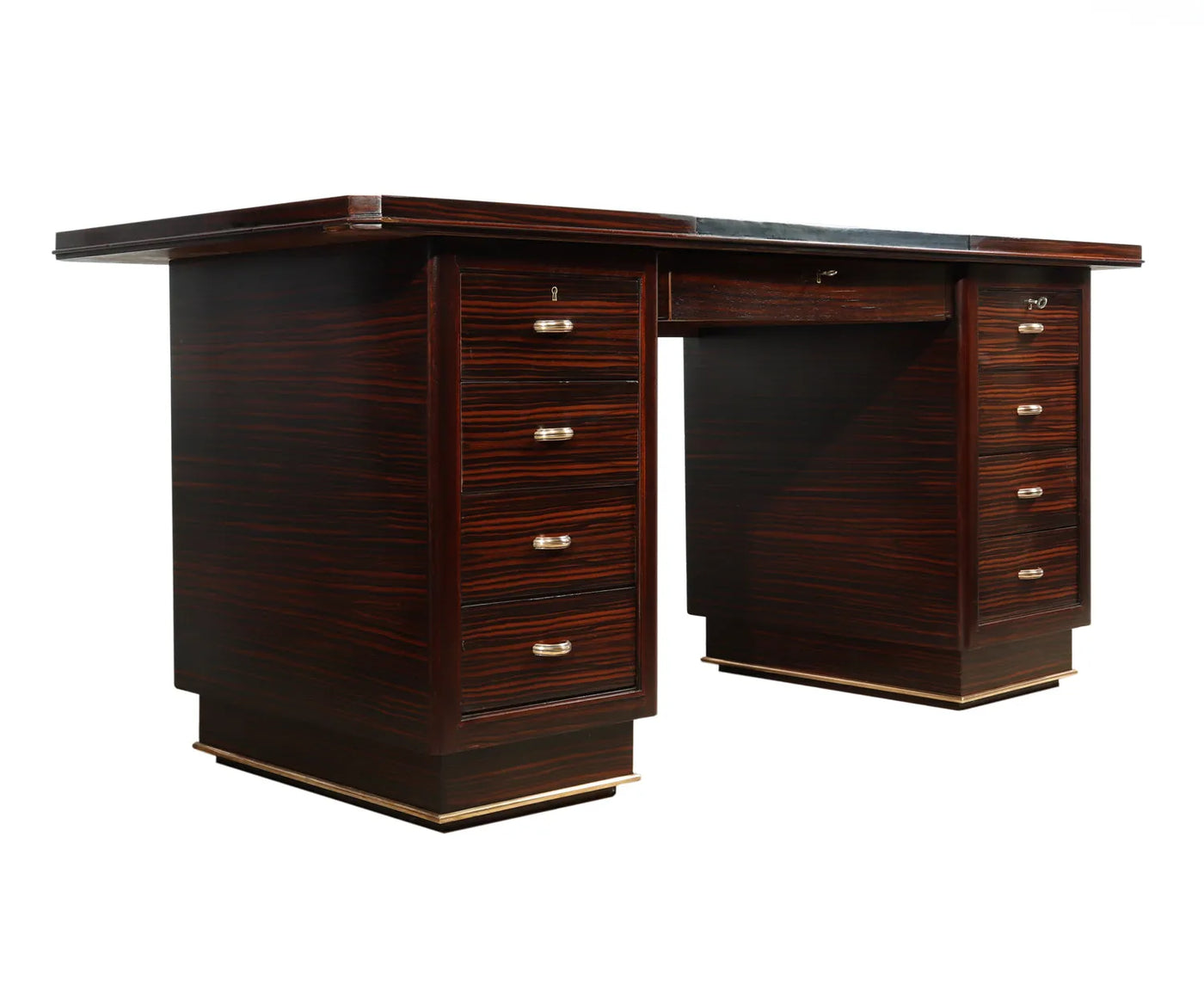 Art Deco Desk in Macassar Ebony c1930