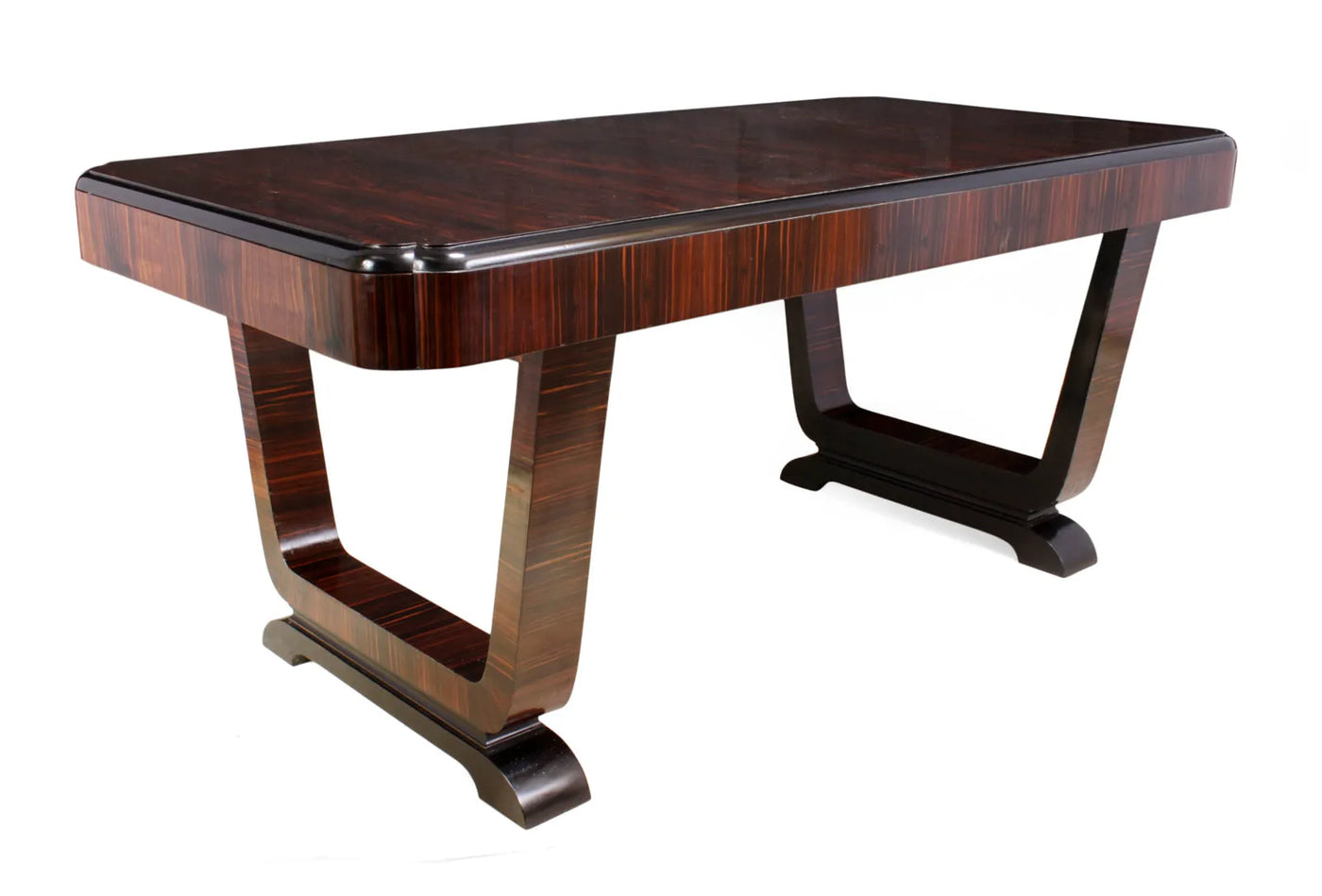 Art Deco Table in Macassar Ebony