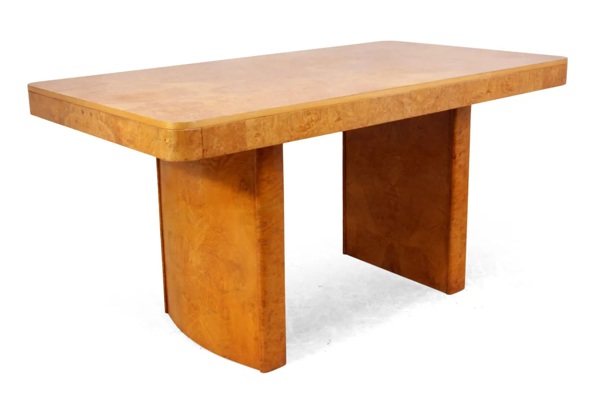 Art Deco Dining Table in Burr Maple c1930