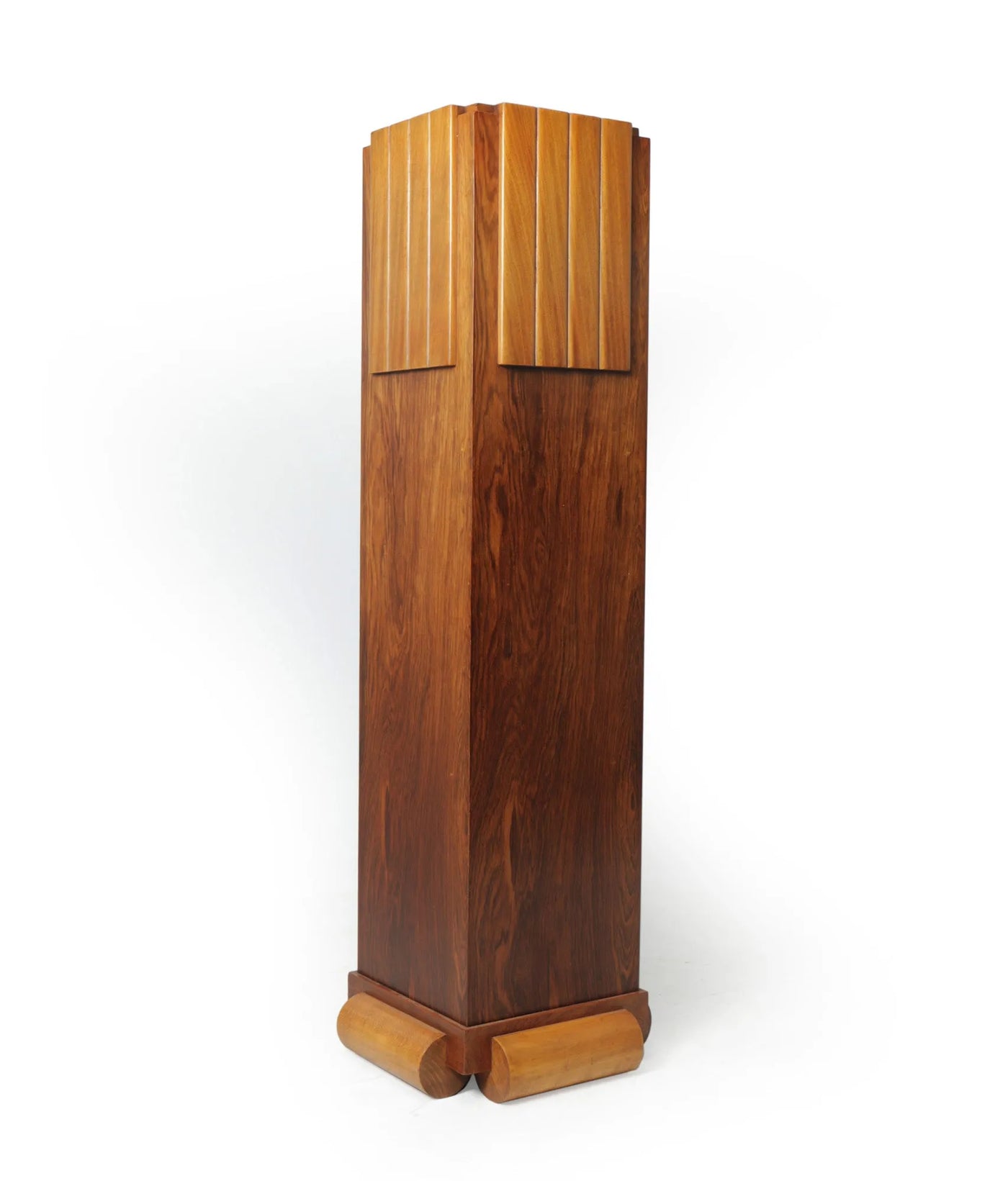 Art Deco Walnut Column c1925