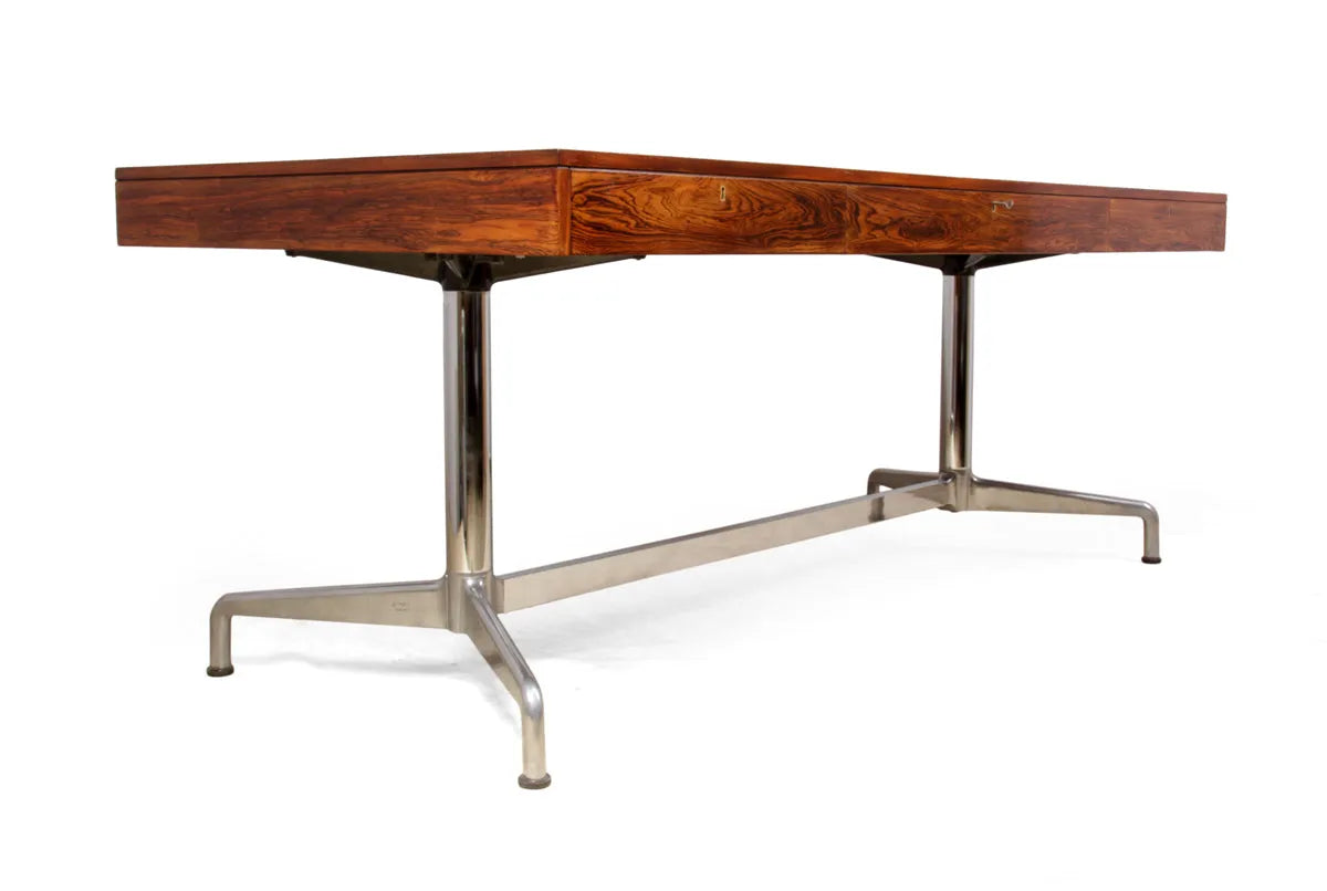 Mid Century Rosewood Desk by Giancarlo Piretti