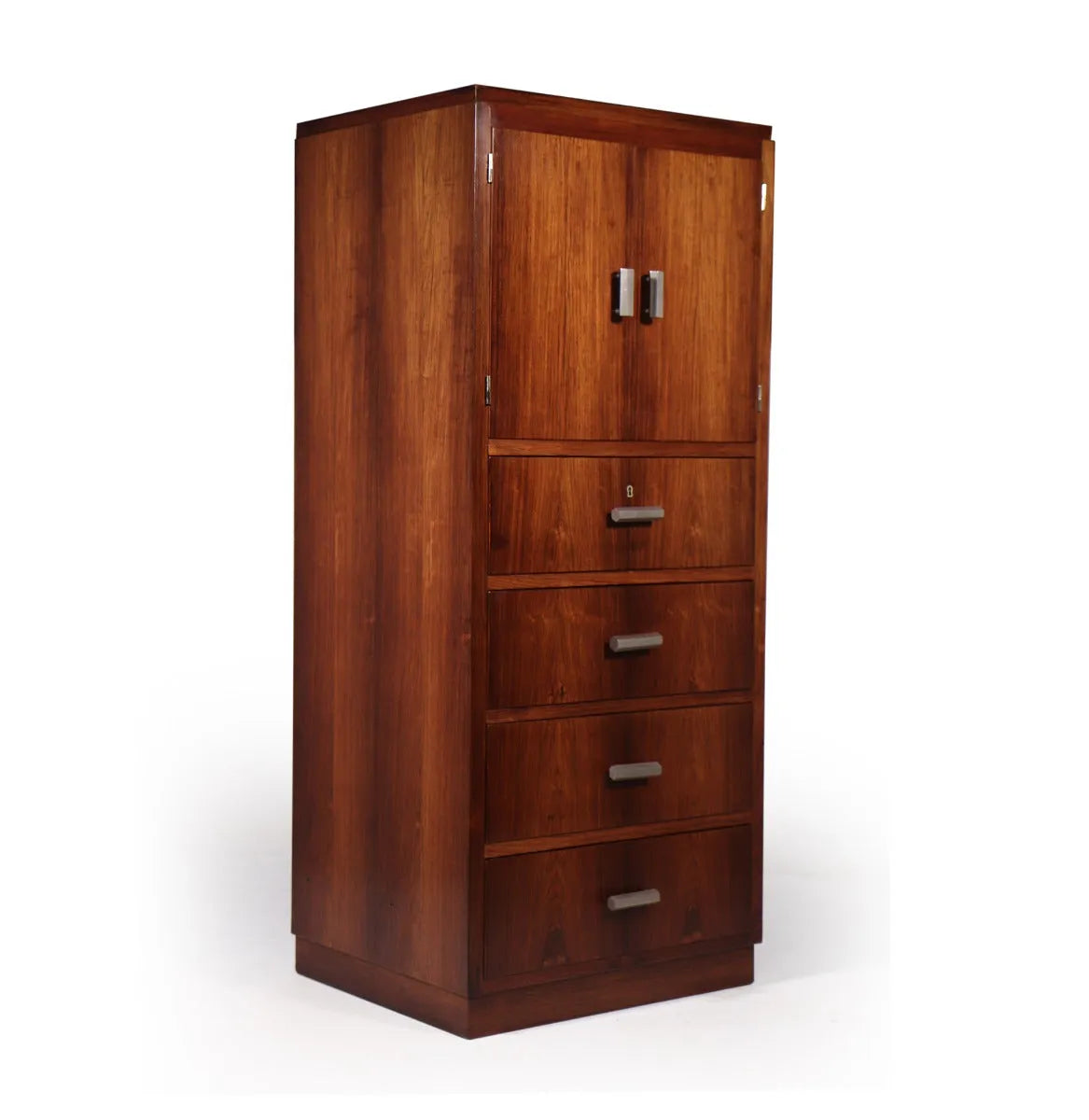 French Art Deco Rosewood Tallboy