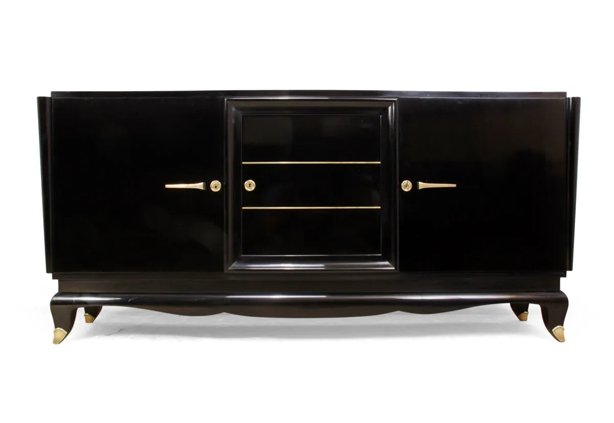 French Art Deco Black Sideboard c1920