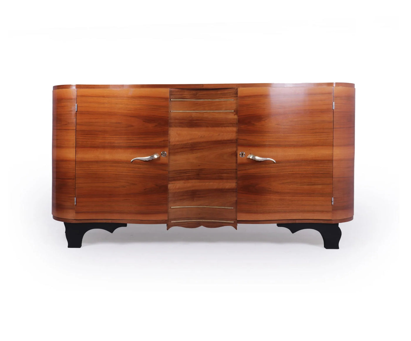 French Art Deco Walnut Sideboard