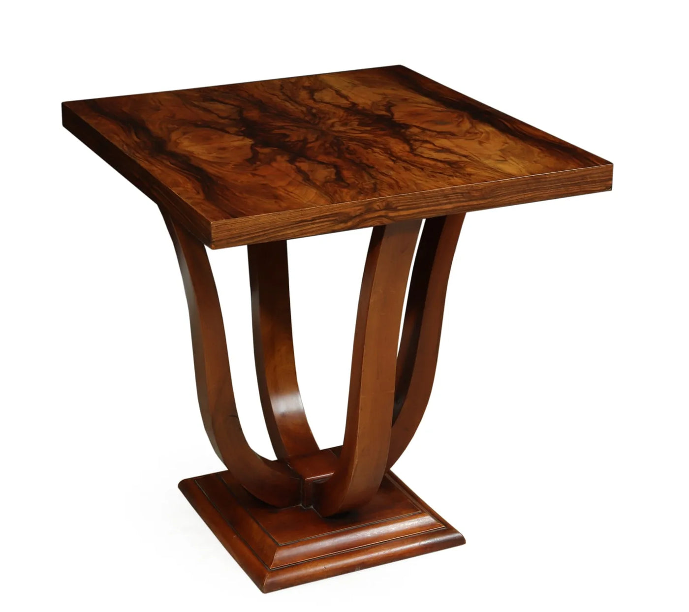 French Art Deco Walnut Occasional Table