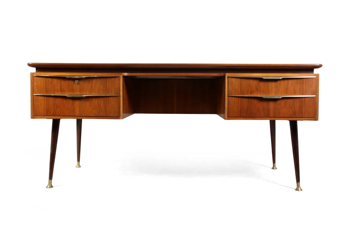 Mid Century Italian Walnut desk c1950