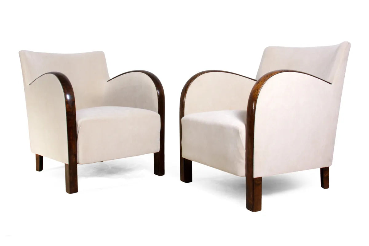 Pair of Art Deco Armchairs c1930