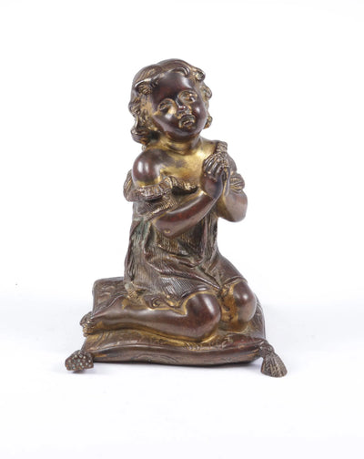 Italian Gilt Bronze Cherub c1860