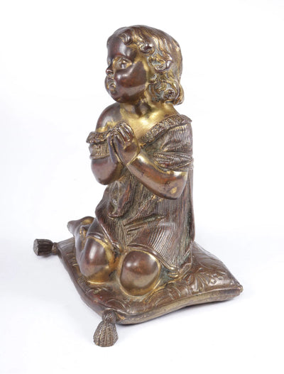 Italian Gilt Bronze Cherub c1860