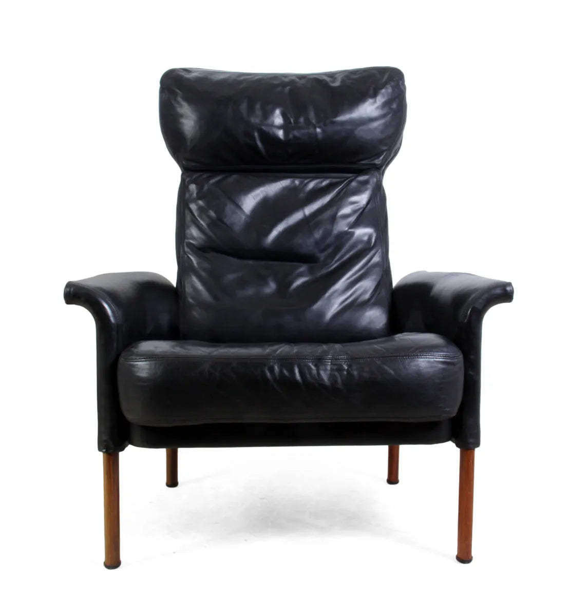 Mid Century Leather Chair Danish c1970