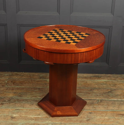 French Art Deco Games Table c1920