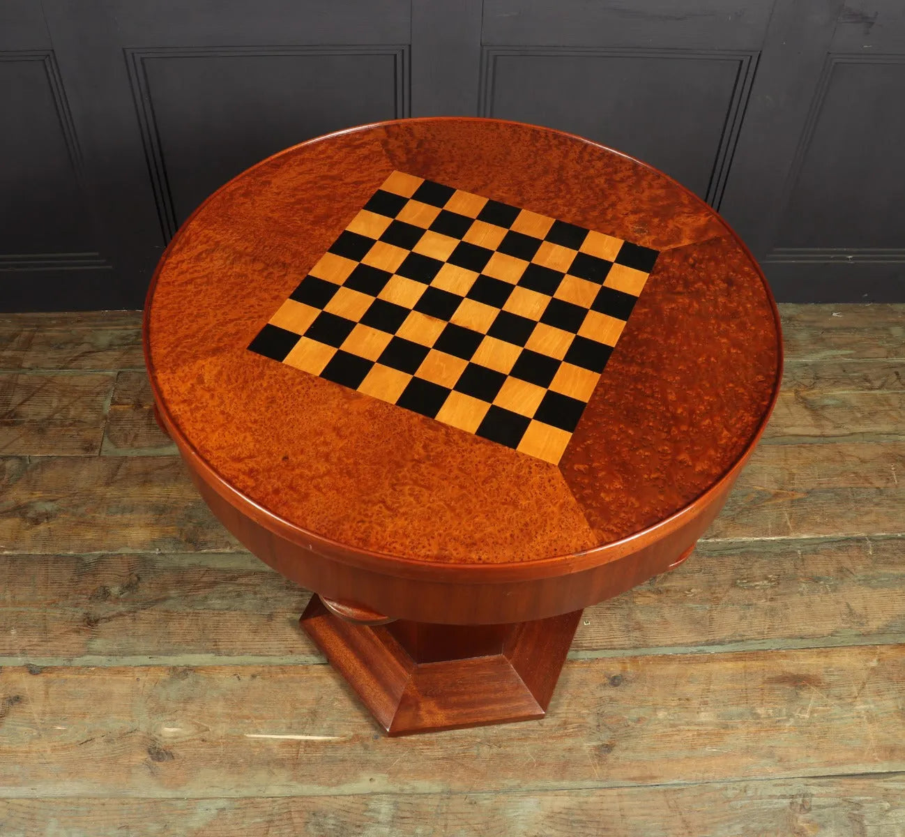 French Art Deco Games Table c1920