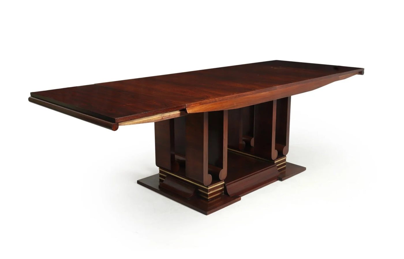 French Art Deco Dining Table extended