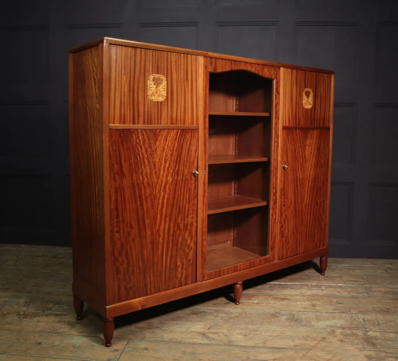 French Art Deco Library Bookcase by Maurice Dufrene