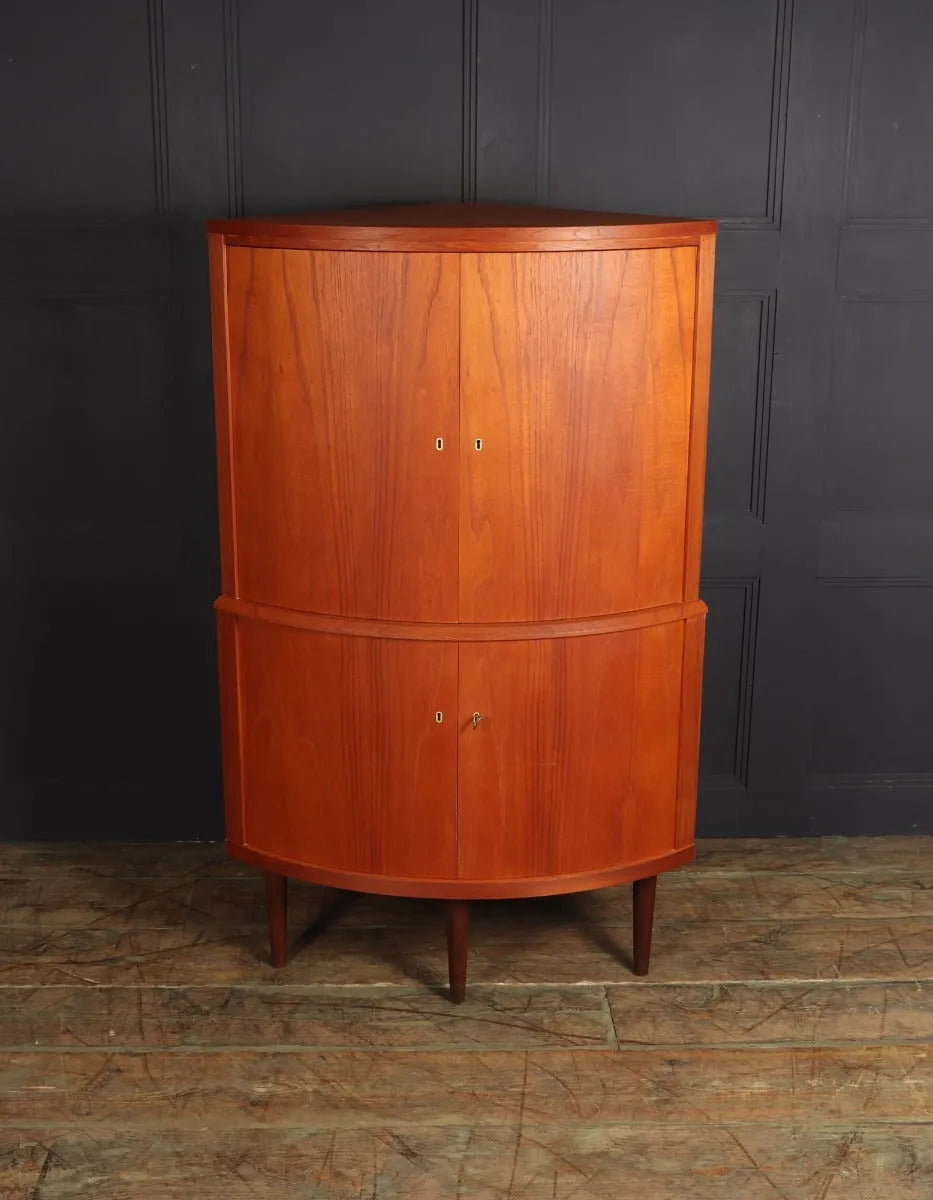 Mid Century Danish Teak Corner Cabinet By S E Peterson room