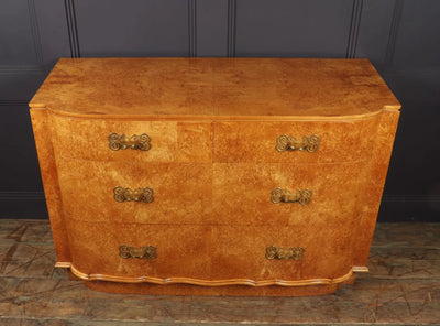 French Art Deco Karelian Birch Commode c1925