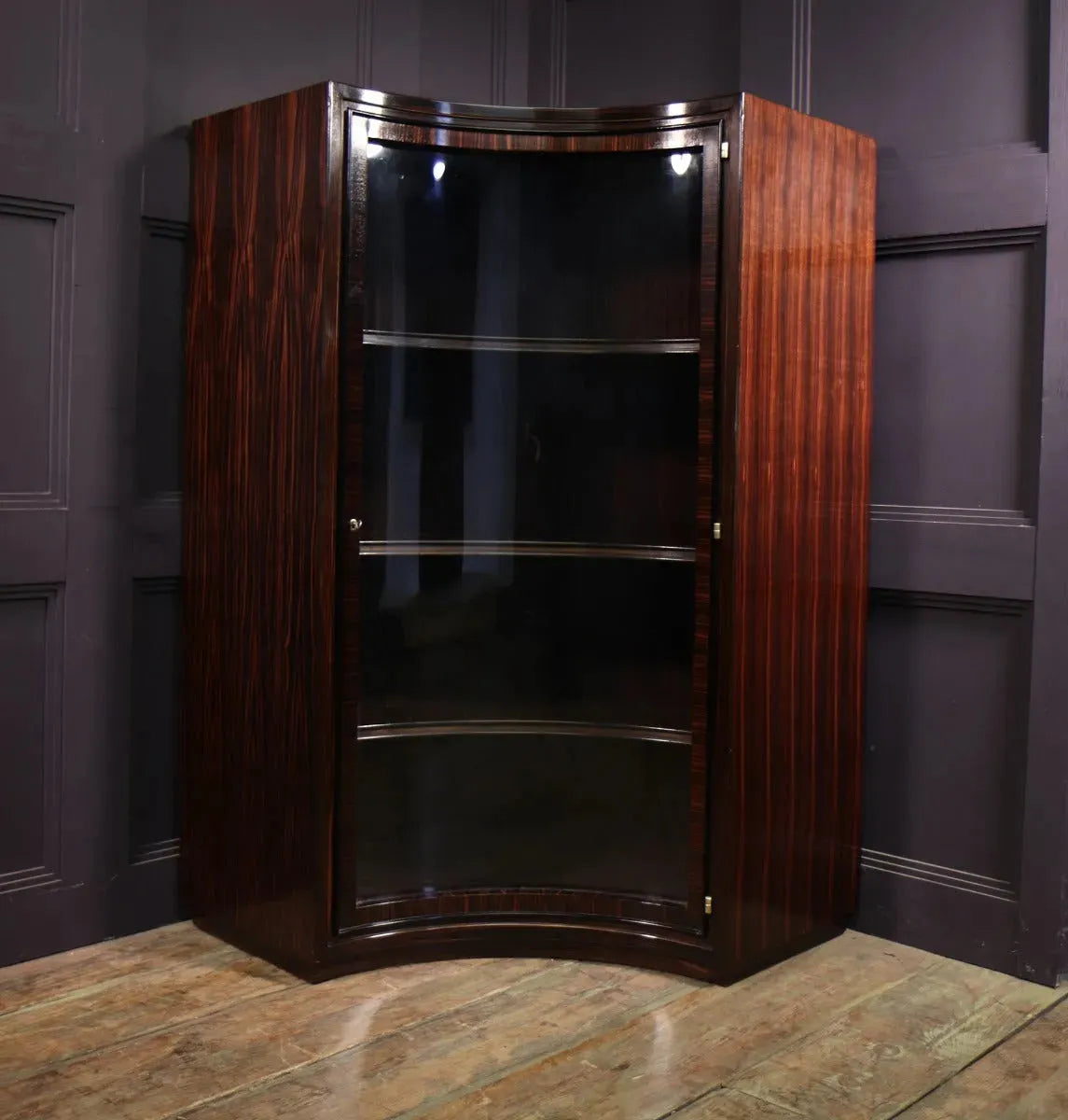 Art Deco Corner Cabinet  by Bruno Paul