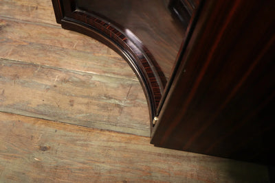 Art Deco Bauhaus Corner Display Cabinet in Macassar Ebony by Bruno Paul