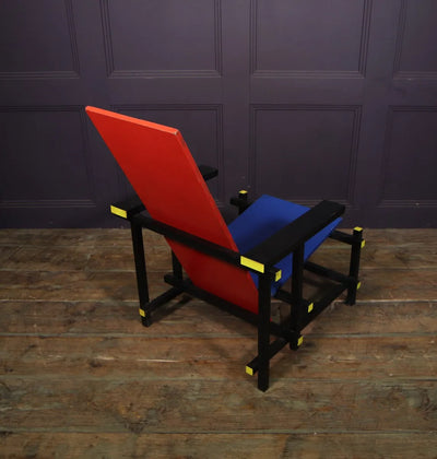 The Red Blue Chair by Gerrit Rietveld c1970