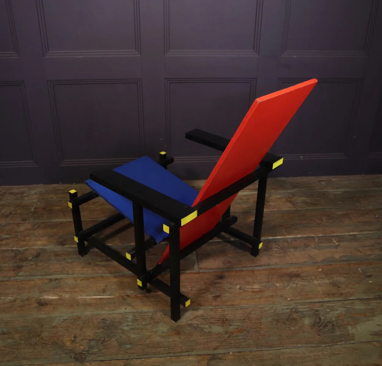 The Red Blue Chair by Gerrit Rietveld c1970