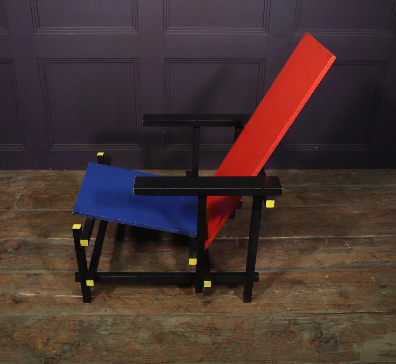 The Red Blue Chair by Gerrit Rietveld c1970