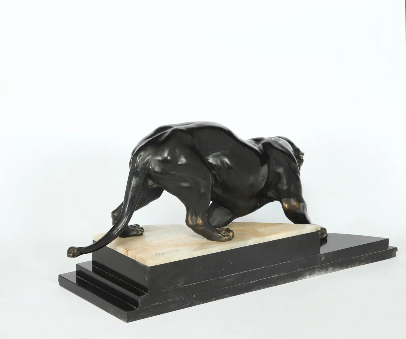 Art Deco Bronze Tiger By Thomas Cartier c1925