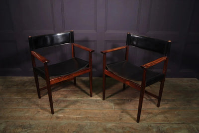 Mid Century Dining Chairs by Arne Vodder 2