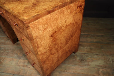 Art Deco Burr Walnut Desk