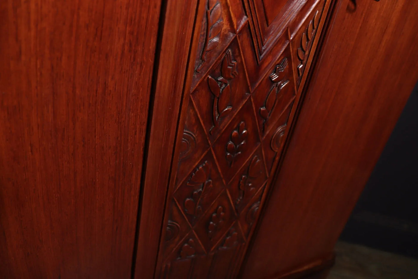 French Art Deco Rosewood Cabinet