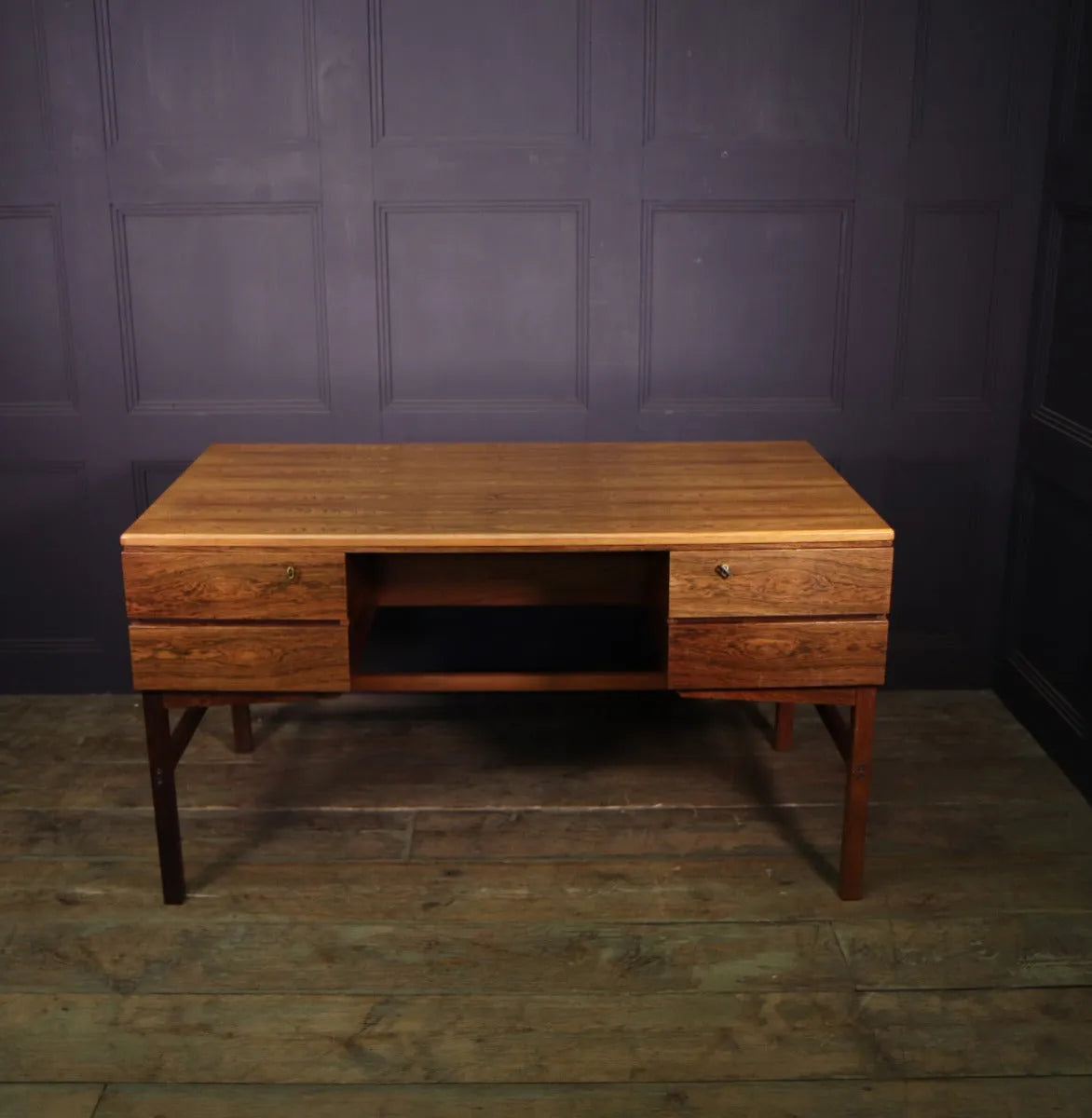 Mid Century Danish Desk c1960 room