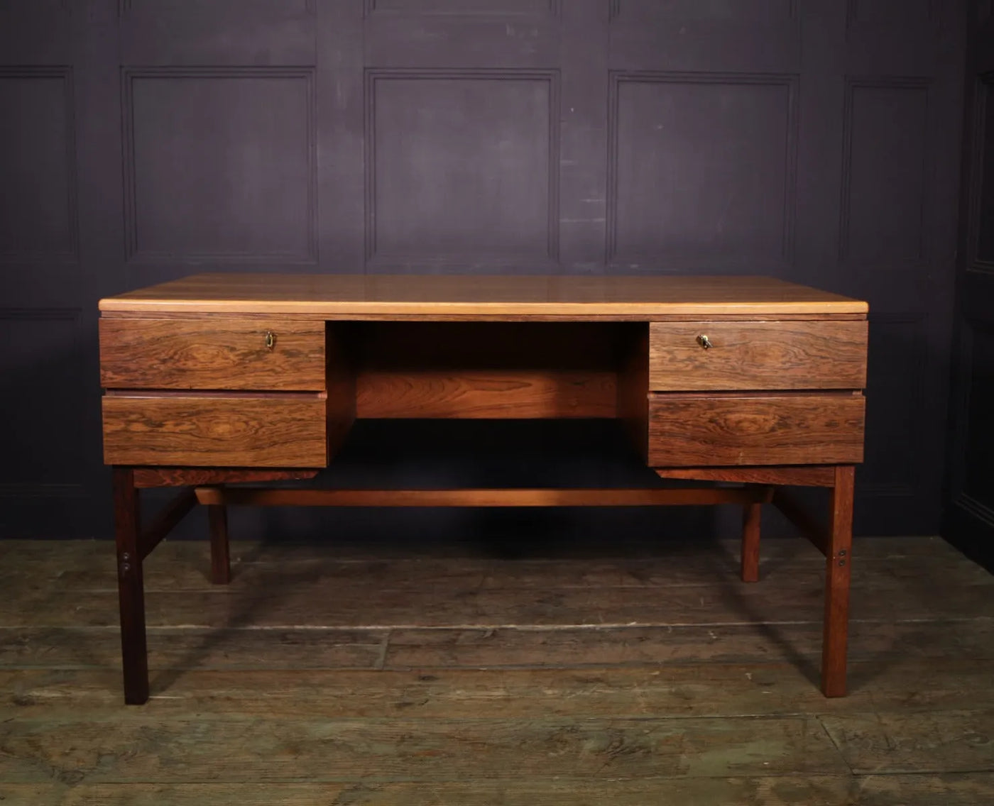 Mid Century Danish Desk c1960 front