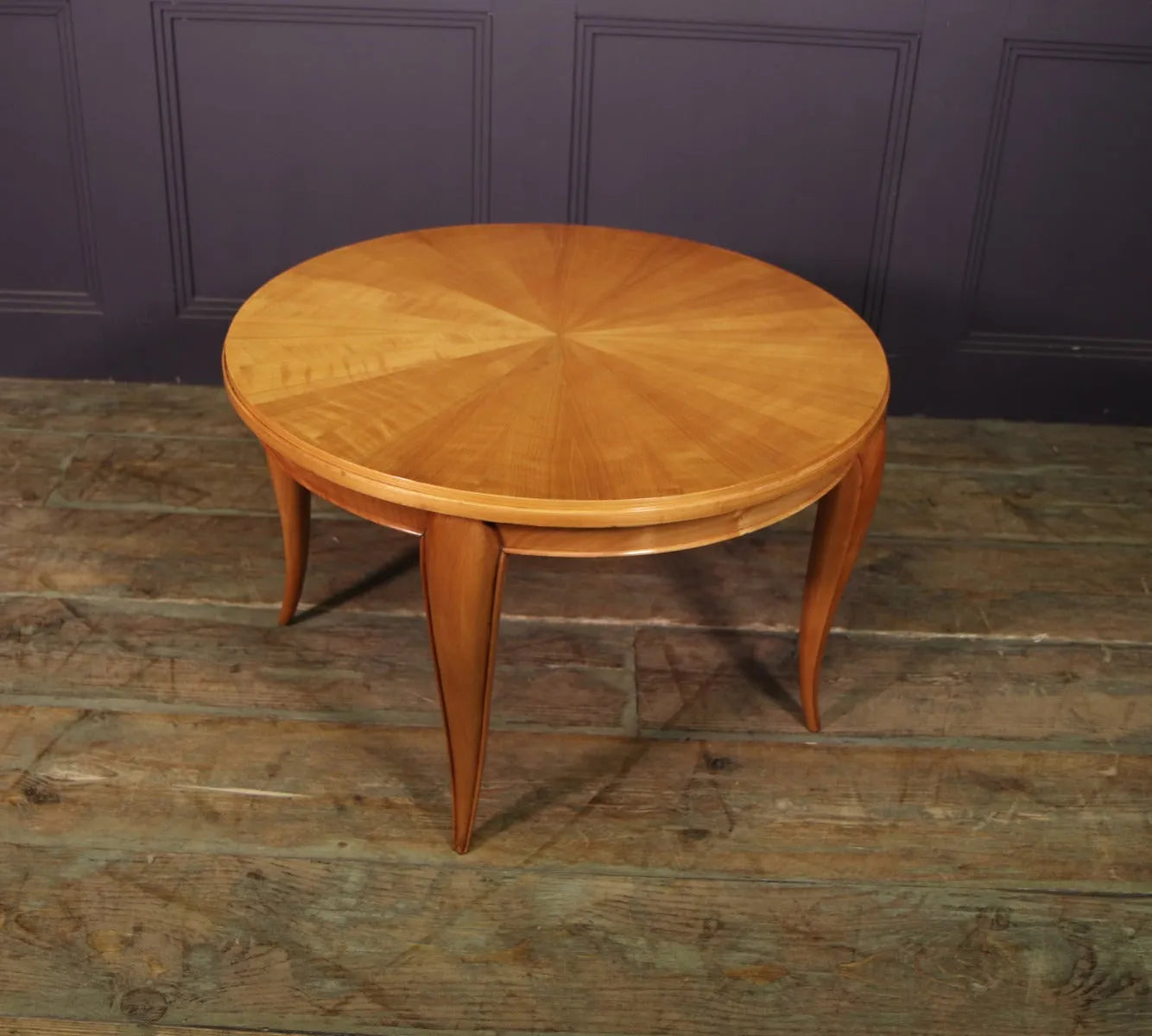 French art Deco Low Table in Cherry