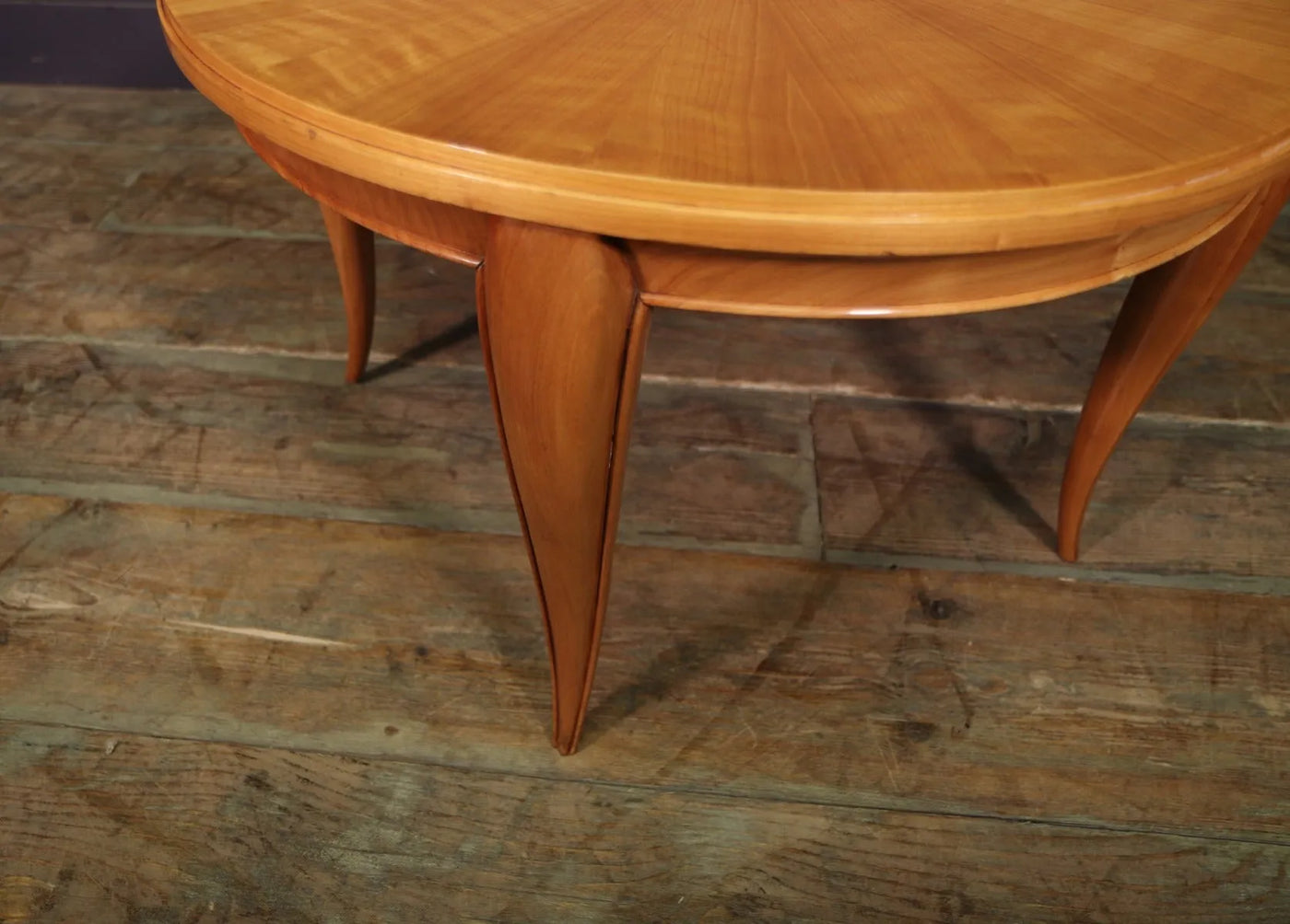 French art Deco Low Table in Cherry