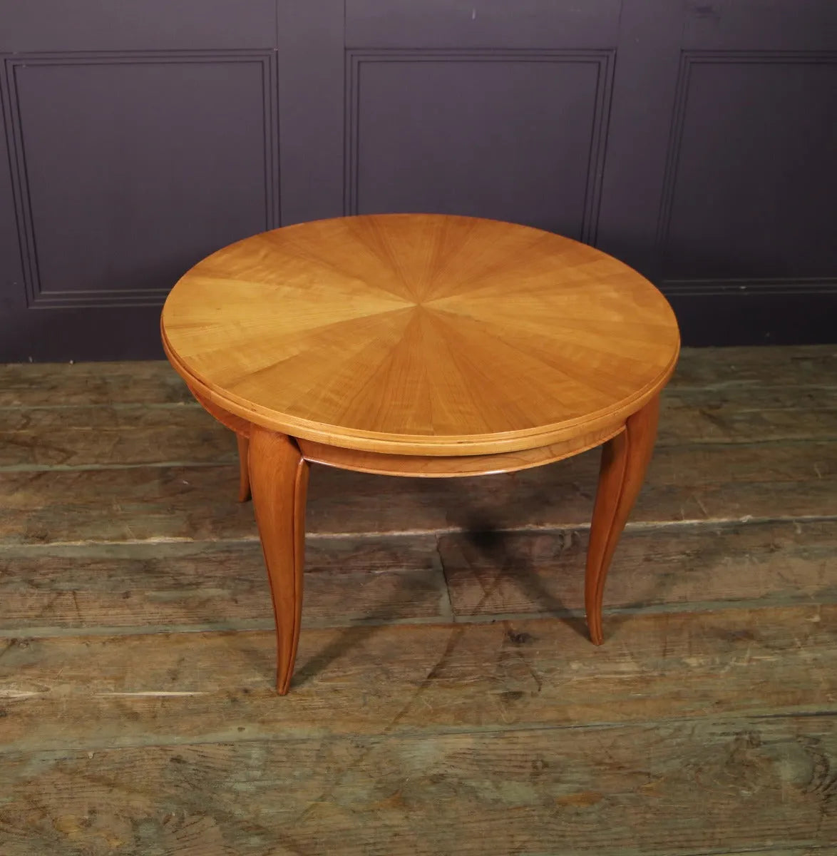 French art Deco Low Table in Cherry