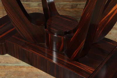 French Art Deco Macassar Ebony Flip over Console Table