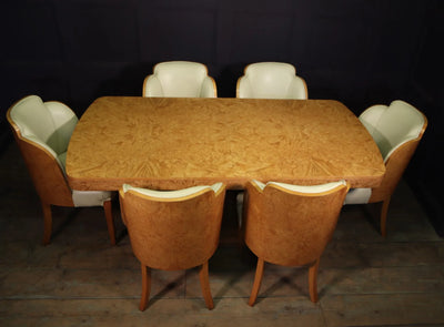 Art Deco Dining Table and Chairs by Epstein