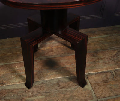 French Art Deco Macassar Ebony Side Table