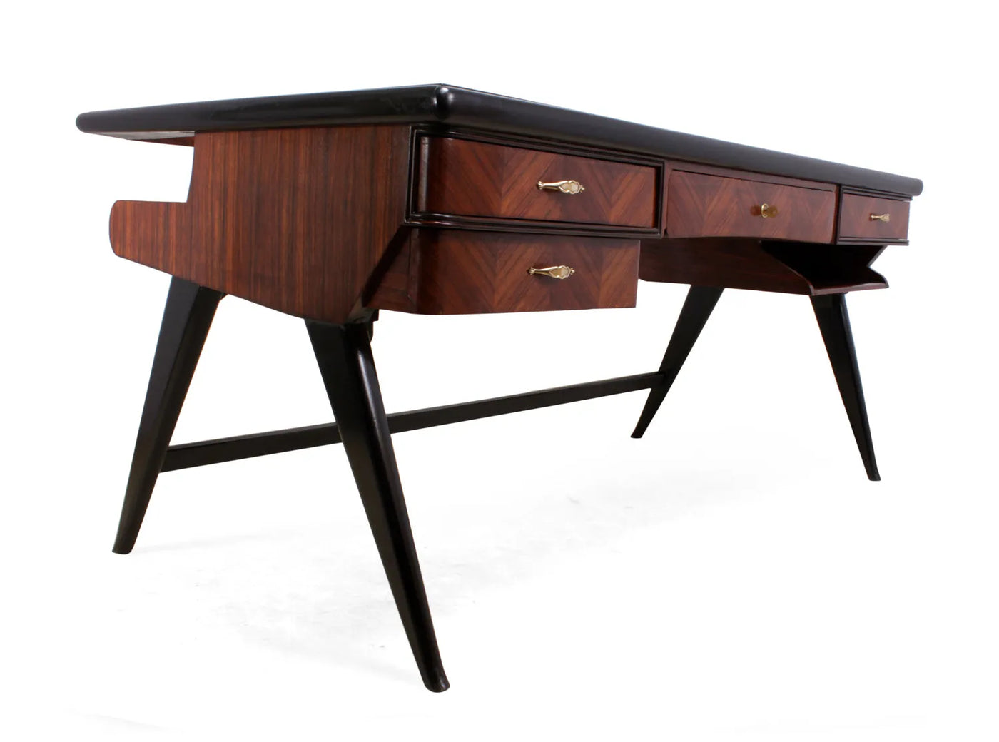 Italian Mid Century Rosewood Desk