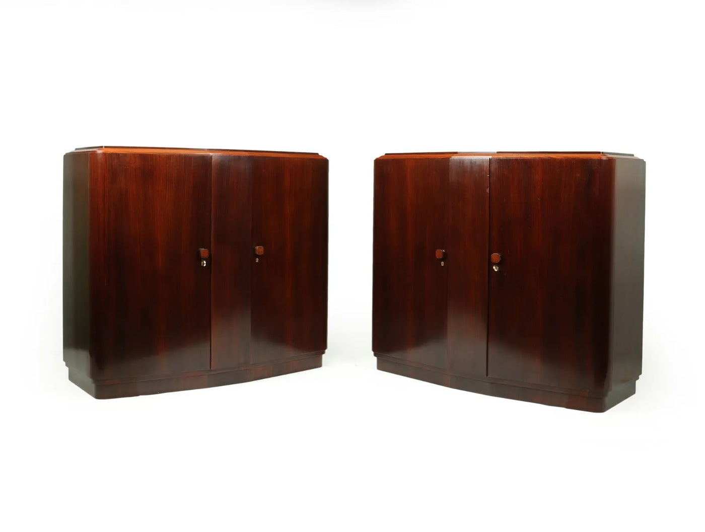 Pair of Art Deco Sideboards in Rosewood