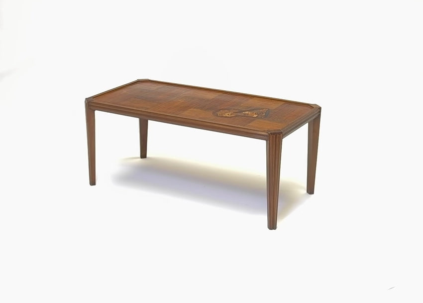 Art Nouveau Coffee Table Signed "Gus"