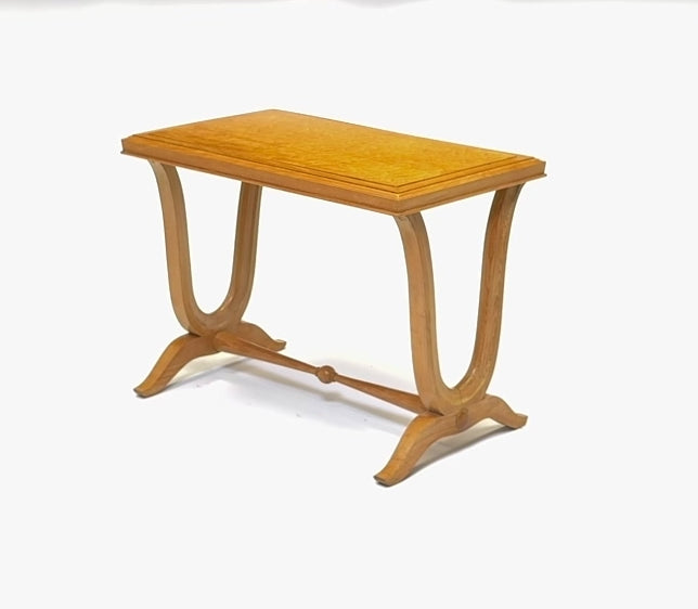 Art Deco Bird’s-Eye Maple Side Table c. 1930s