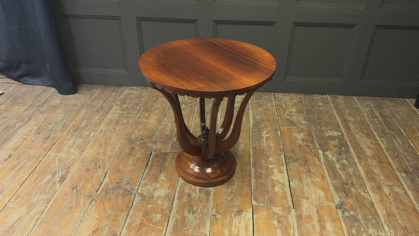 Art Deco Centre Table with Carved Detail