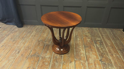 Art Deco Centre Table with Carved Detail